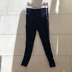 Tommy Hilfiger navy striped leggings